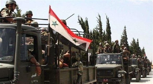 رتل عسكري للجيش السوري (أرشيف)