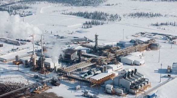 حقل خارياغا النفطي الروسي في القطب الشمالي (أرشيف)