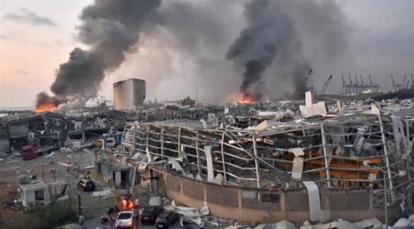 جانب من آثار الدمار الذي خلفه الانفجار في مرفأ بيروت (أرشيف)