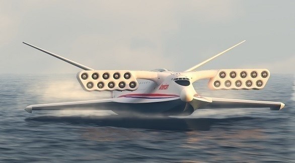 صورة لنموذج طائرة Aerocon Wingship (ذا صن)