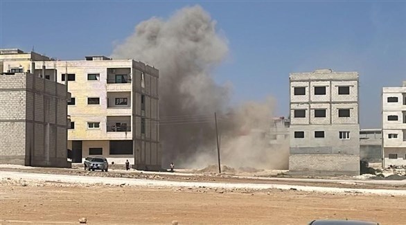 من القصف على كوباني (تويتر)
