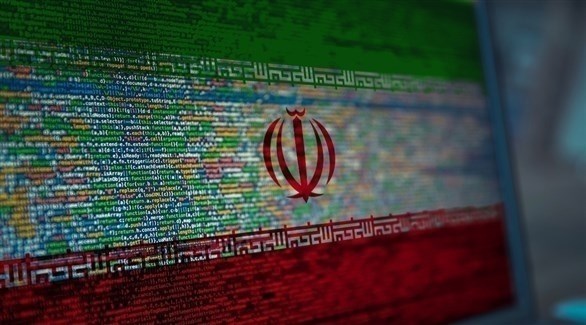 العلم الإيراني على موقع إلكتروني بعد اختراقه (أرشيف)