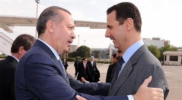 الرئيسان السوري بشار الأسد والتركي رجب طيب أردوغان قبل القطيعة (أرشيف)