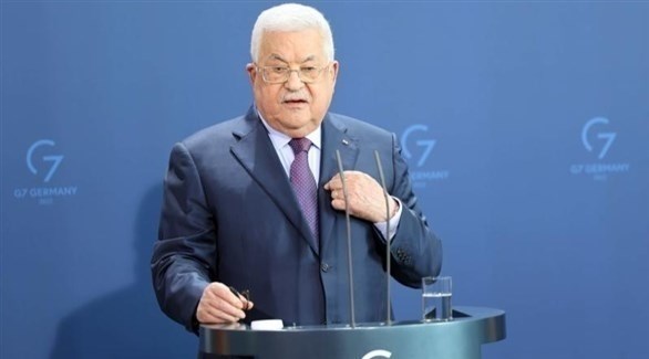 الرئيس الفلسطيني محمود عباس في المؤتمر الصحافي ببرلين (أرشيف)