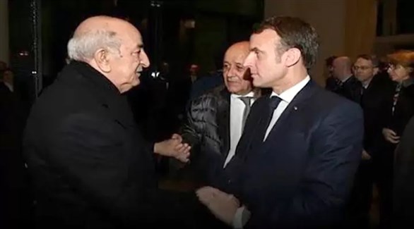 الرئيسان الفرنسي إيمانويل ماكرون والجزائري عبدالمجيد تبون (أرشيف)