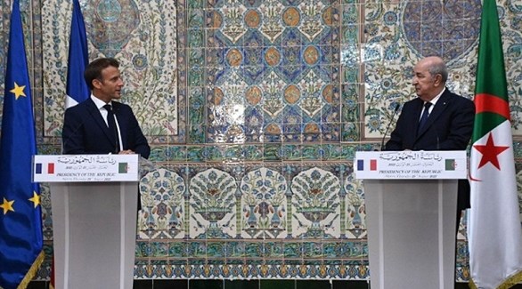 الرئيسان الفرنسي إيمانويل ماكرون والجزائري عبد المجيد تبون (واج) 