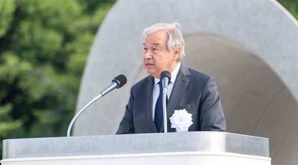  الأمين العام للأمم المتحدة أنطونيو غوتيريش في هيروشيما (موقع الأمم المتحدة)