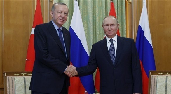 الرئيس الروسي بوتين ونظيره التركي أردوغان (أرشيف)