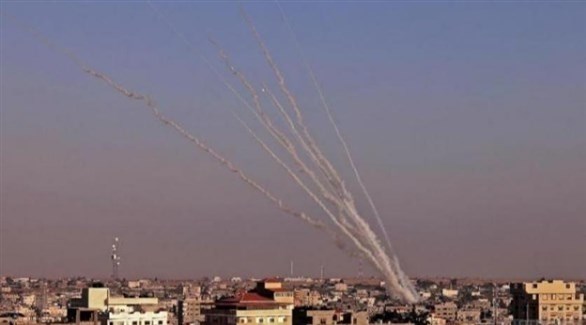 صواريخ أطلقتها فصائل فلسطينية تجاه إسرائيل (أرشيف)