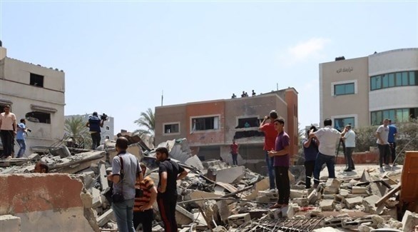 جانب من قصف قطاع غزة (أرشيف)