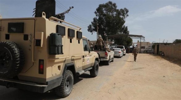 قافلة مسلحين في العاصمة الليبية طرابلس (أرشيف)