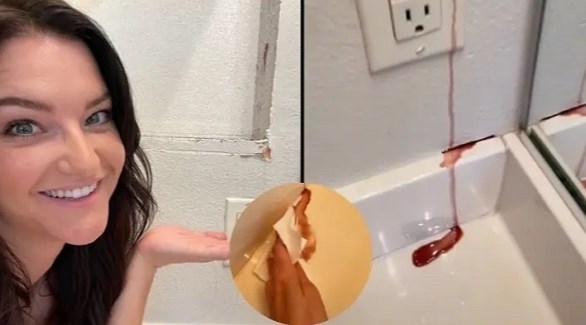 ليكسي تشيدستر تكتشف سبب الدم على جدران حمامها (لاد بايبل)
