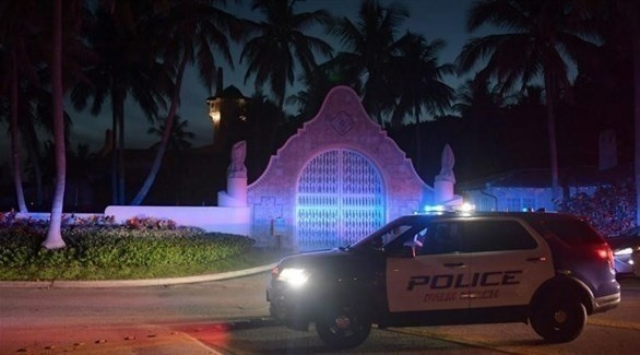 سيارة شرطة أمام مقر ترامب في فلوريدا (أرشيف)
