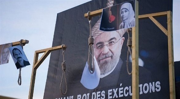 من مظاهرة سابقة ضد أحكام الإعدام في إيران (أرشيف)