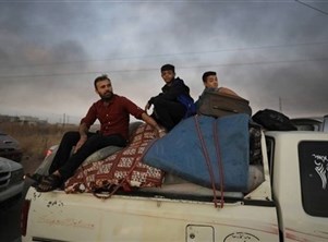 سوريا: نزوح 160 ألف بسبب الهجوم التركي 