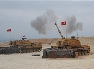 قصف تركي عنيف على مواقع الأكراد في الحسكة السورية
