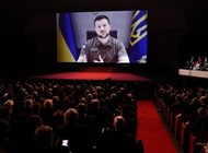 زيلينسكي يلقي خطاباً مفاجئاً عبر الفيديو في افتتاح مهرجان كان السينمائي