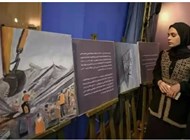 ناجية من حرب غزة تحيي ذكرى رحيل الضحايا بلوحات فنية