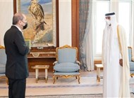 أمير قطر يتسلم رسالة خطية من ملك الأردن