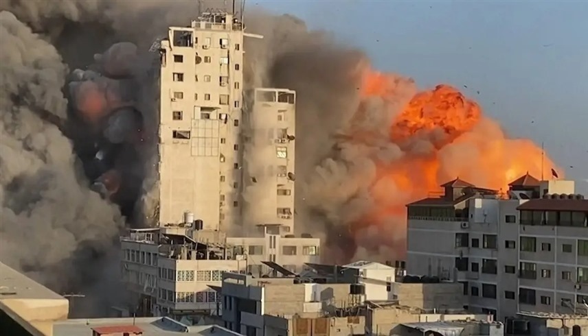 قصف إسرائيلي على غزة (إكس)