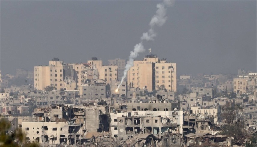 الحرب على غزة (أ ف ب)