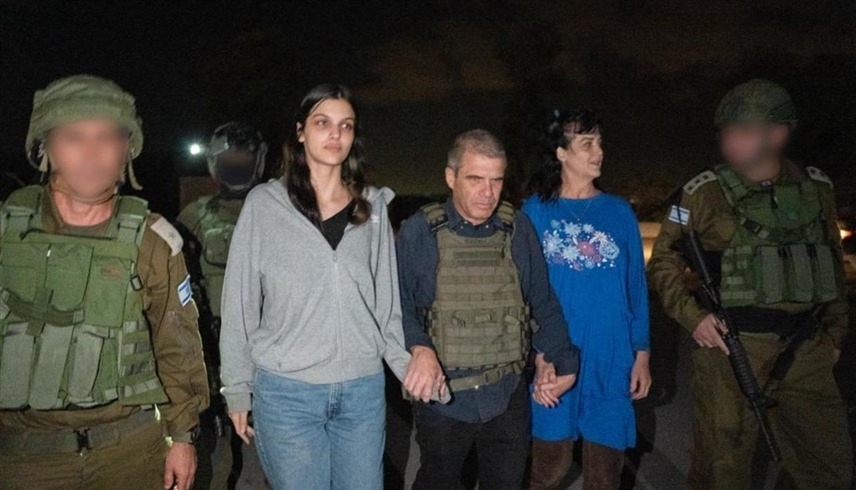 رهينتان أمريكيتان أفرجت عنهما حماس في وقت سابق (أرشيف)