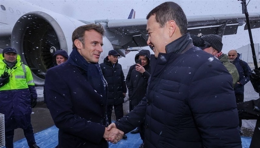 الرئيس الفرنسي يصل إلى كازاخستان (فرانس24)