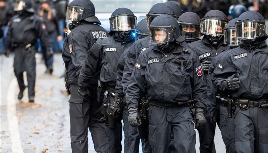 عناصر من الشرطة الألمانية (د ب ا)