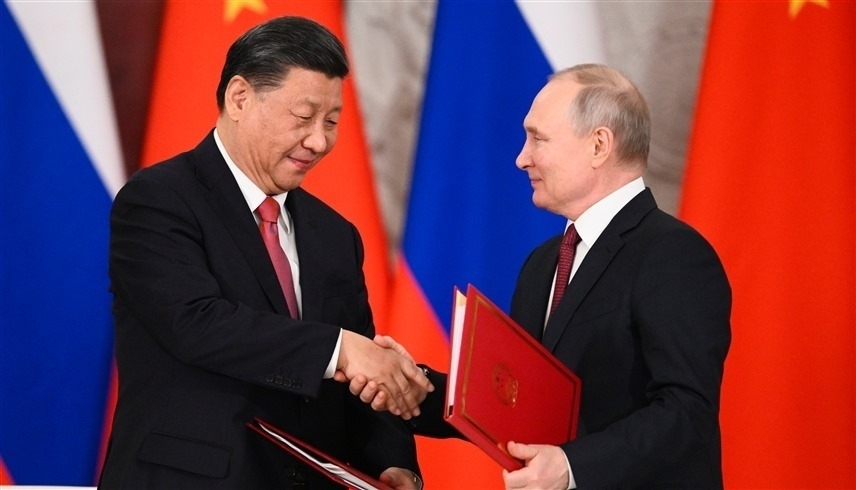 الرئيسان الروسي فلاديمير بوتين والصيني شي جين بينغ (أرشيف)