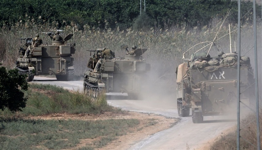 دبابات إسرائيلية في غزة.(أف ب)
