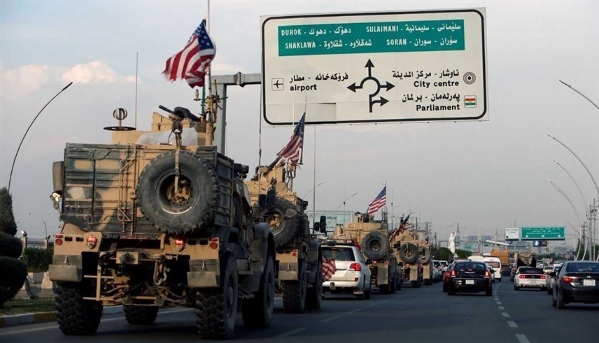 قافلة عسكرية أمريكية في إقليم كردستان العراق (أرشيف)