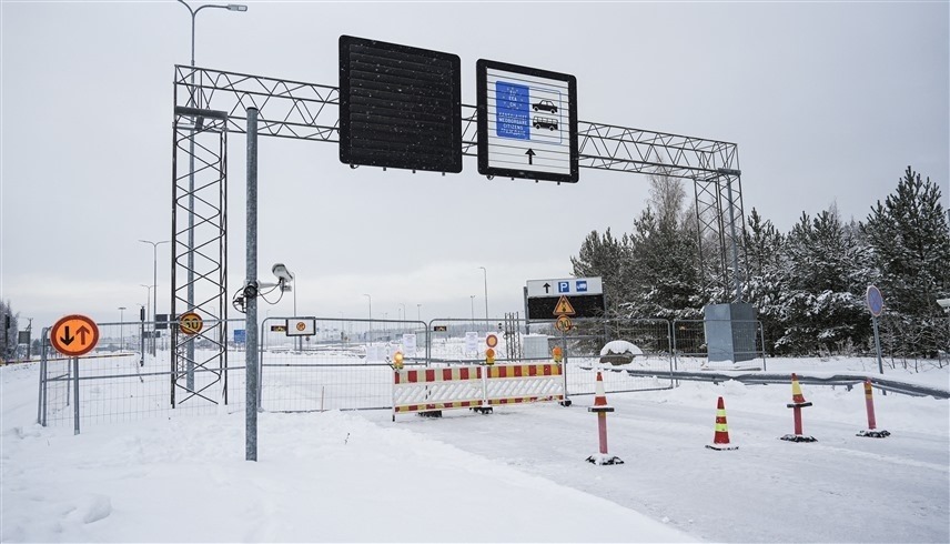 الحدود الفنلندية الروسية (أ ف ب)