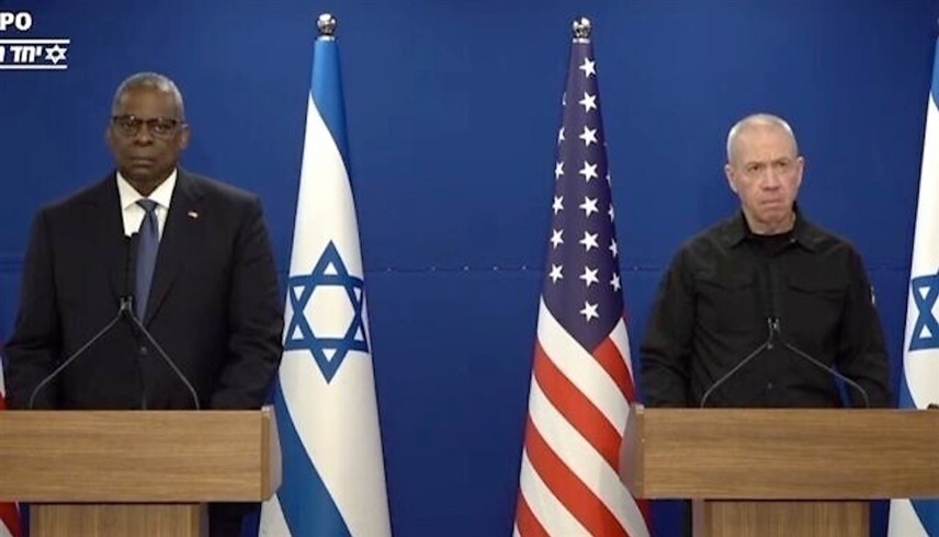 وزيرا الدفاع الإسرائيلي يوآف غالانت والأمريكي لويد أوستن (إكس)
