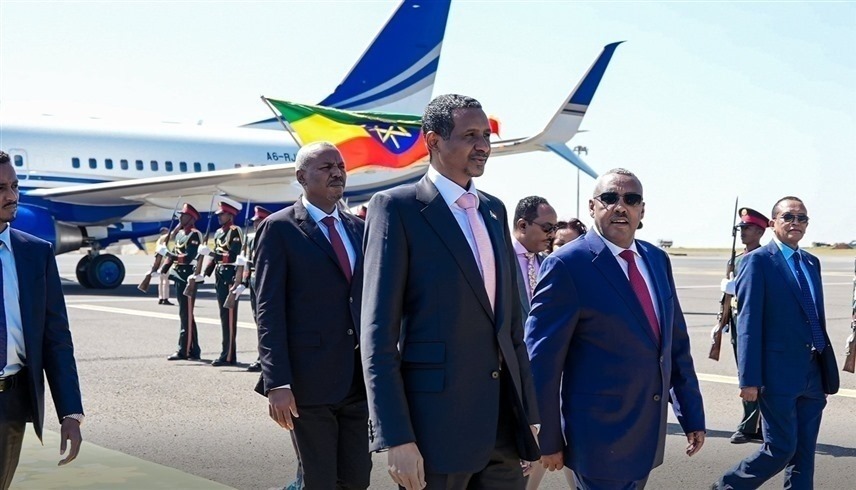  قائد قوات الدعم السريع في السودان محمد حمدان دقلو يصل إلى العاصمة الإثيوبية أديس أبابا (إكس)