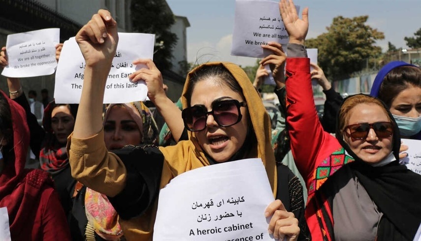 اعتصام لأفغانيات رفضاً لقيود طالبان (أرشيف)