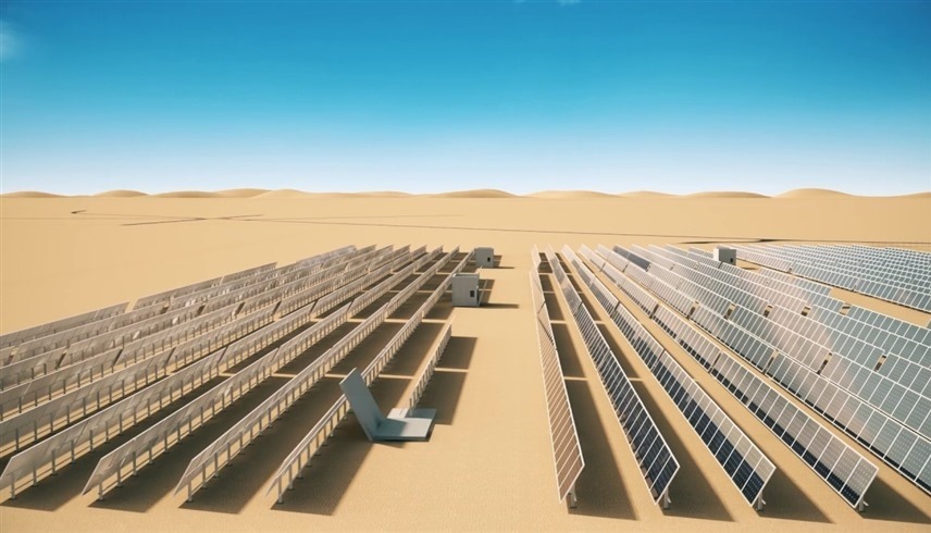 محطة لتوليد الكهرباء بالطاقة الشمسية في الإمارات (أرشيف)