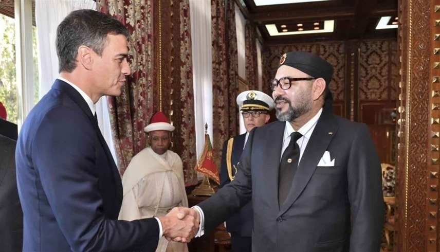 العاهل المغربي ورئيس الحكومة الإسبانية (أرشيف)