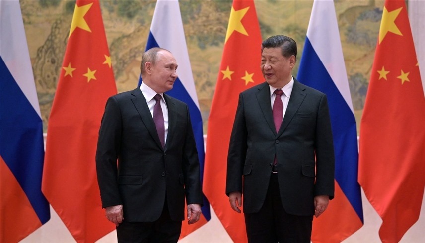الرئيسان الصيني شي جين بينغ ونظيري الروسي فلاديمير بوتين (أرشيف)