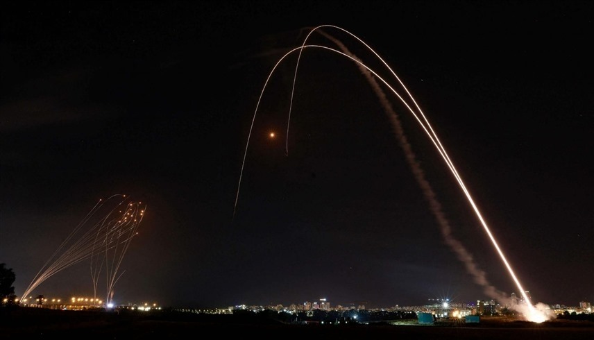 القبة الحديدية الإسرائيلية تعترض صاروخاً أطلق من غزة (أرشيف)
