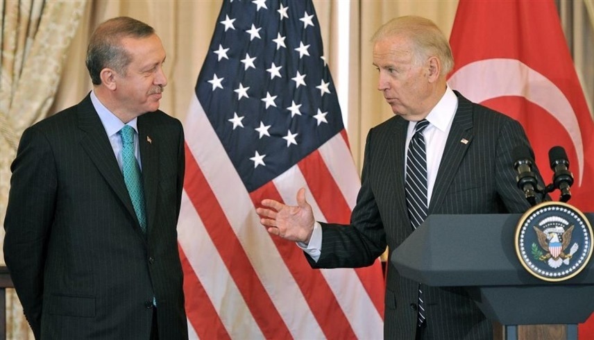 الرئيسان الأمريكي جو بايدن والتركي رجب طيب أردوغان (أرشيف)