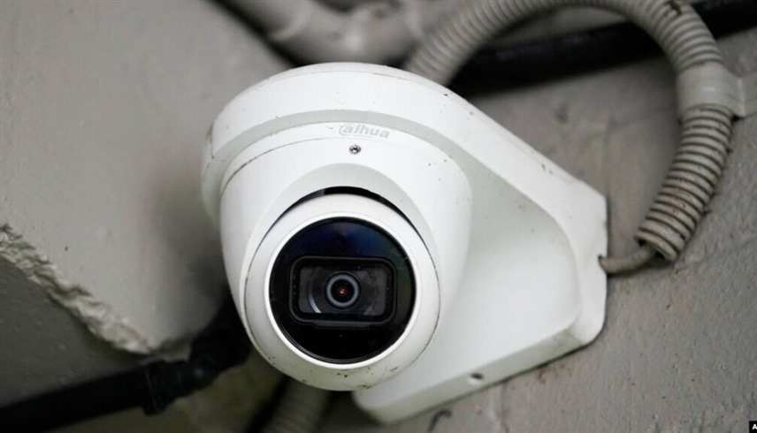 كاميرا مراقبة صينية تابعة لشركة تشجيانغ داهوا (تويتر)