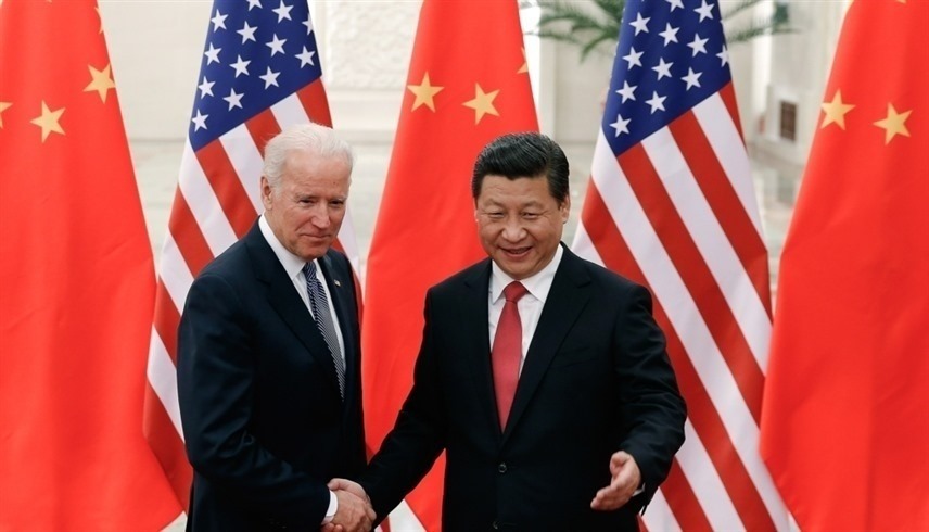 الرئيسان الأمريكي جو بايدن والصيني شي جين بينغ.