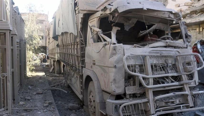 أثار قصف سابق على دير الزور السورية (أرشيف)