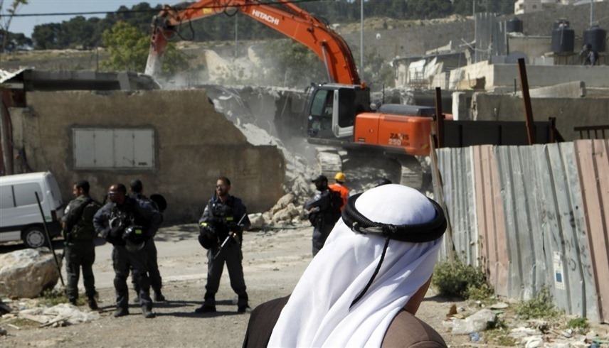 الجيش الإسرائيلي يهدم منزلاً فلسطينياً في الضفة الغربية (أرشيف)