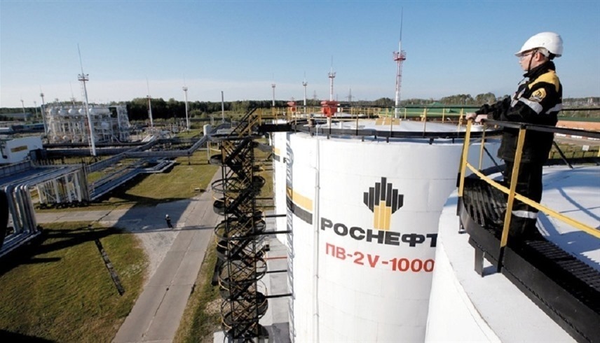 مصفاة نفطية تابعة لشركة النفط الروسية روسنفت(أرشيف)