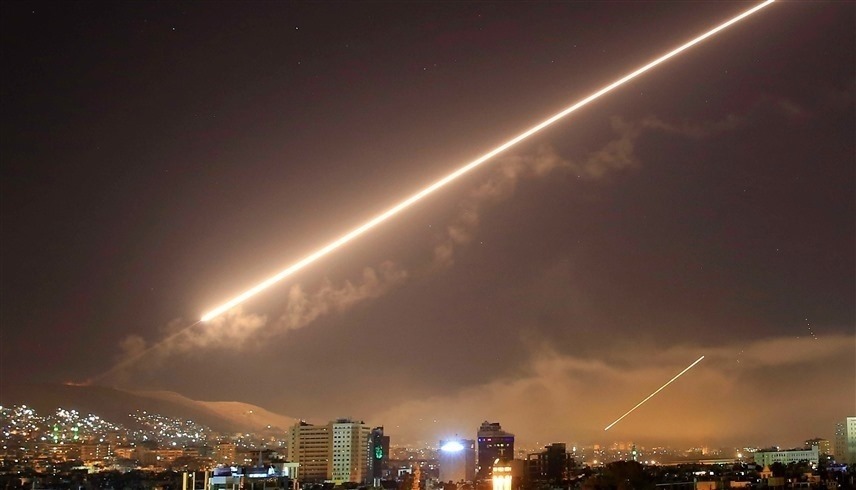  صاروخان في سماء دمشق (أرشيف)