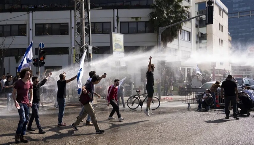 الشرطة الإسرائيلية تقمع مظاهرات بخراطيم المياه (أرشيف)