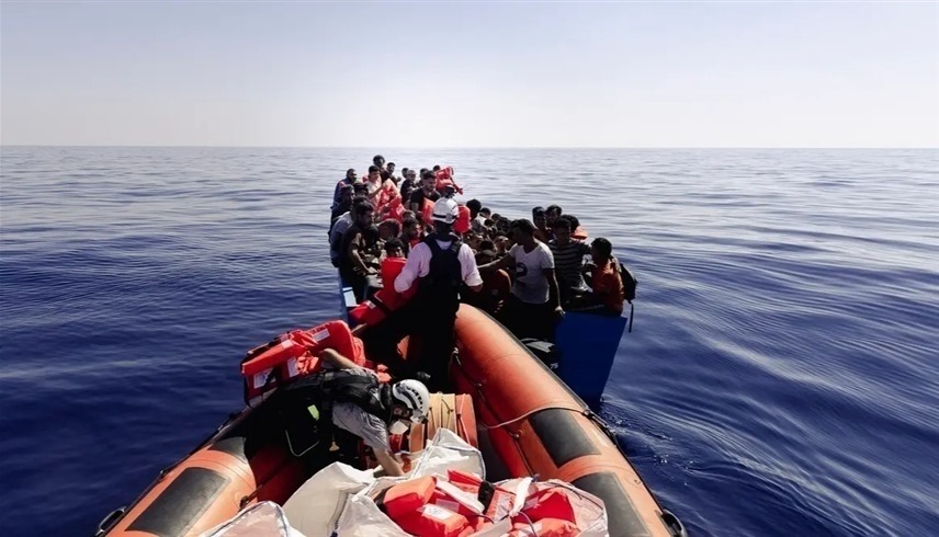 مهاجرون في البحر الأبيض المتوسط (أرشيف)