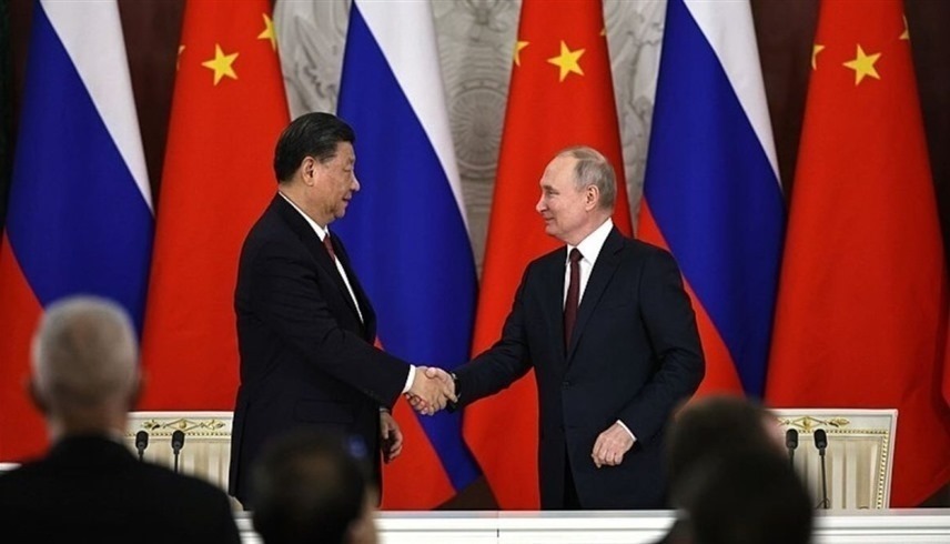 الرئيسان الروسي فلاديمير بوتين والصيني شي جين بينغ.(أرشيف)