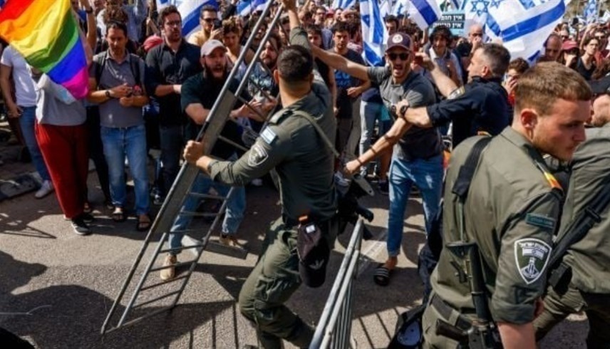 مواجهات بين إسرائيليين ورجال الأمن.(أرشيف)